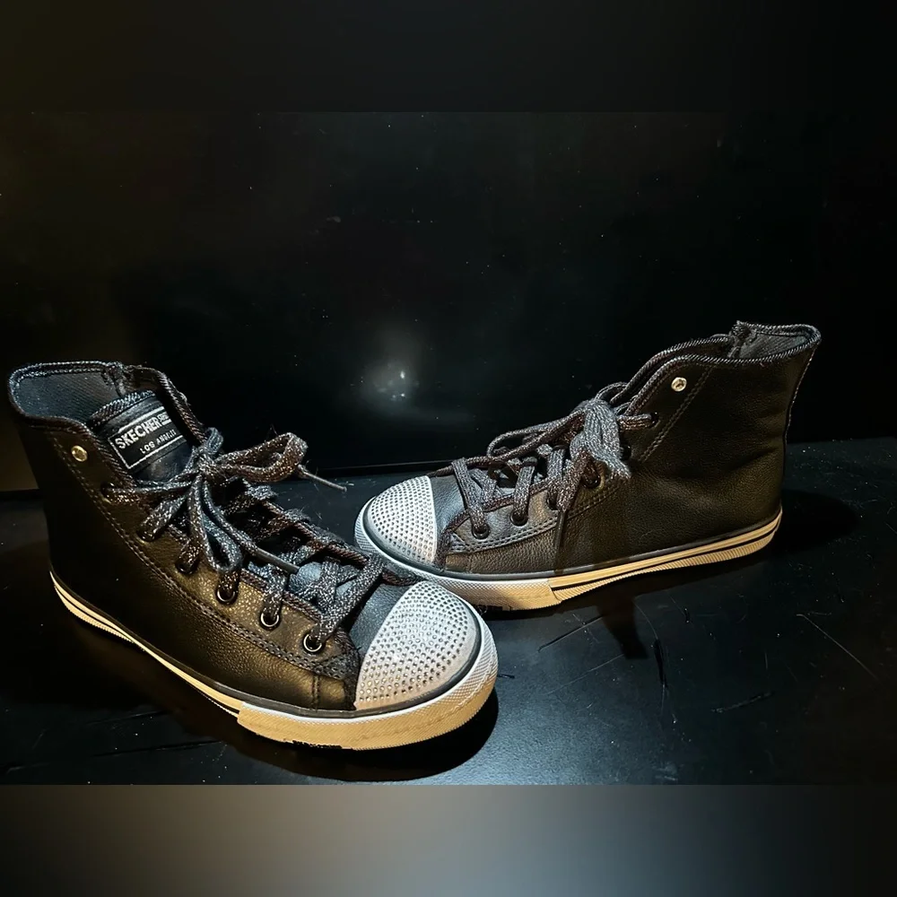 Skechers leather zipper high top - Picture 3 of 4